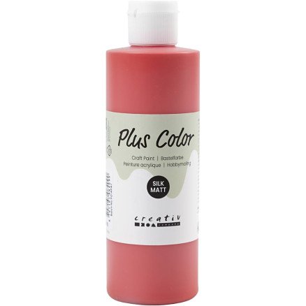 Plus Color Plus Color Hobbymaling karmosinrød 250 ml 1 flaske
