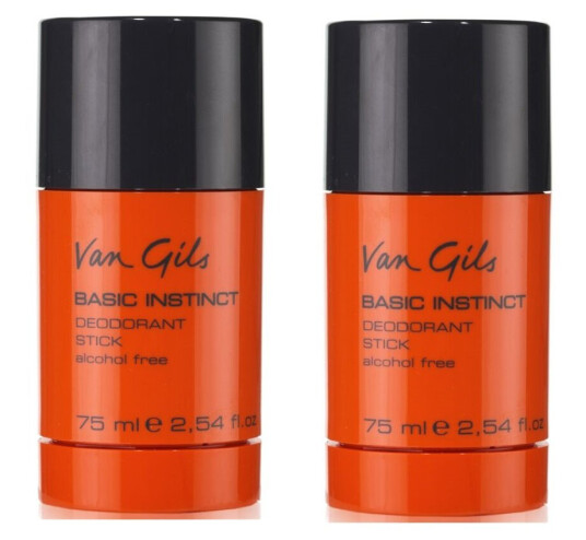 Van Gils 2x Basic Instinct Deodorant stick 75 ml Van Gils 2x Basic Instinct Deodorant stick 75 ml