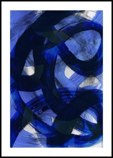 Abstract Brush Strokes 147 Plakat Plakat / 21x30cm