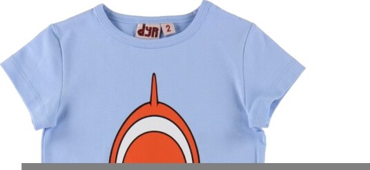 DYR Kjole DYR Høylytt Pastel Blue m. Klovnefisk DYR 4 år (104) Kjole Blå
