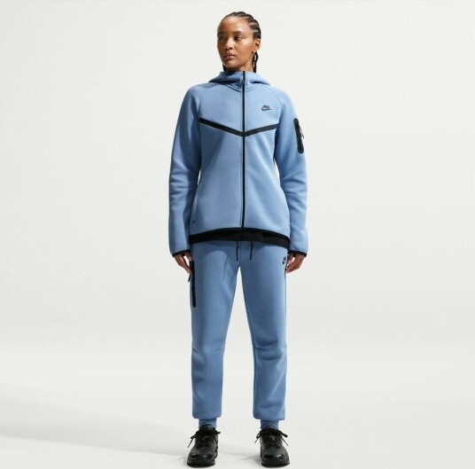 Nike Joggebukse NSW Tech Fleece   Blå Kvinner størrelse Medium