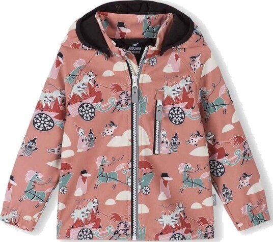 Reima Moomin Vantti Softshelljakke til barn   rose blush (116)   116