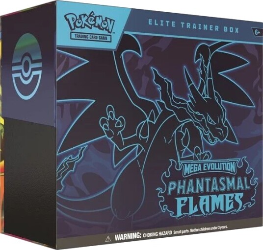 Pokémon Pokemon TCG Phantasmal Flames Elite Trainer Box Mega Evolution Pokémon Pokemon TCG Phantasmal Flames Elite Trainer Box Mega Evolution