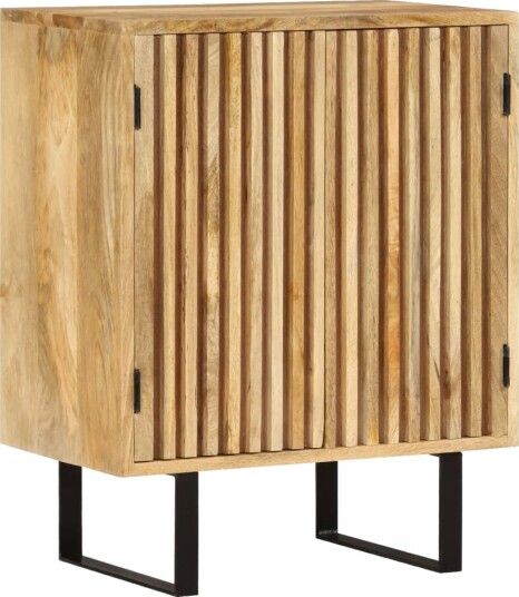 vidaXL Skjenk med 2 dører 55x35x70 cm heltre mango