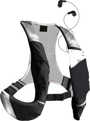 SBS Adjustable backpack straps with smartphone pocket and object pockets