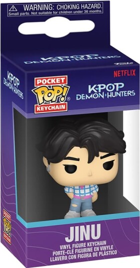 Funko KPop Demon Hunters nøkkelring (Jinu) Funko KPop Demon Hunters nøkkelring (Jinu)