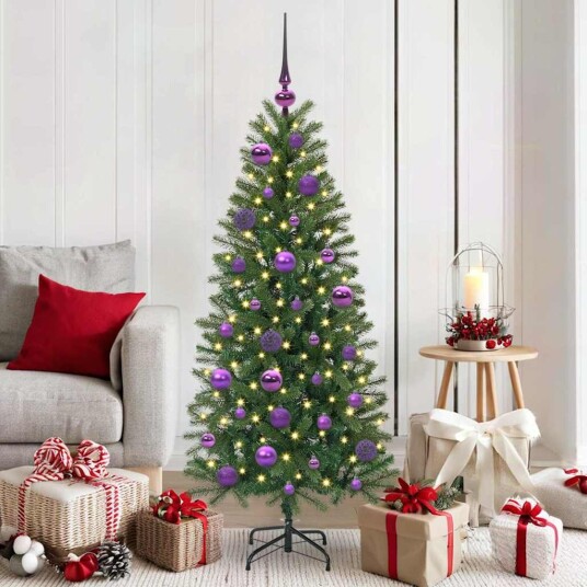 vidaXL Julekule Sett med 150 LED 61 pcs Syrin Plast
