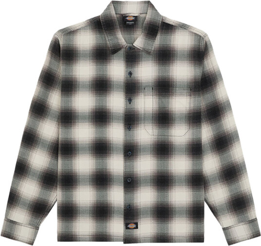 Dickies Men´s Gulfport Flannel Shirt Black, S