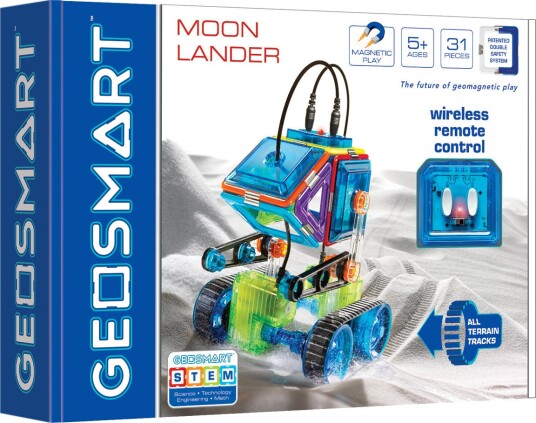 GeoSmart Moon Lander Magnetisk Byggesett 31 Deler Fra 5 År