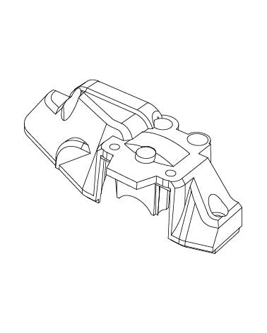 MJX P14197 Rear Gearbox Cover