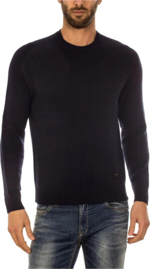Armani Jeans Herre Strikkevarer Blå XL,