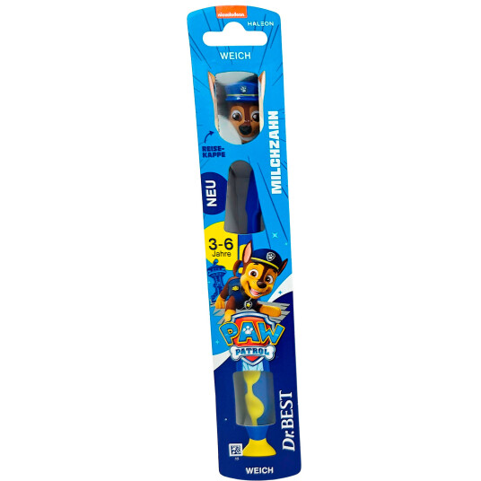 Paw Patrol Barnetannbørste DR. BEST Milchzahn 3 5 år 1 pcs. BLÅ
