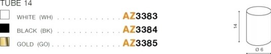 Azzardo Erebus Az3391+Az3385 Spot 1X35w Gu10 Sølv/Gull Azzardo Erebus Az3391+Az3385 Spot 1X35w Gu10 Sølv/Gull