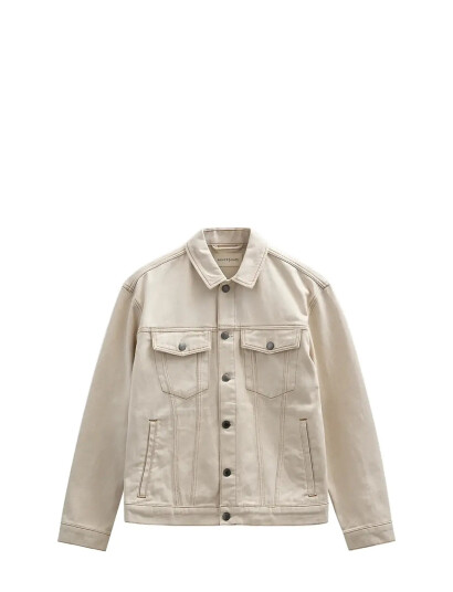 Anerkjendt Akkarsten Denim Jacket Beige XXL Anerkjendt Akkarsten Denim Jacket Beige XXL