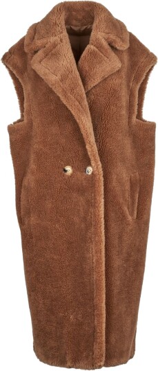 Natures Collection Courtney vest Teddy Brun M/L