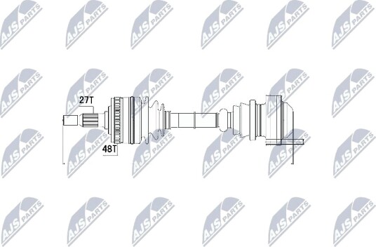 Drivaksel NTY NPW ME 020