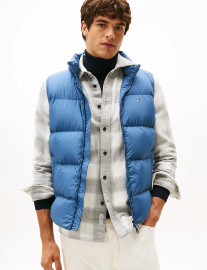 Tommy Hilfiger Down Vest - Blue - XL