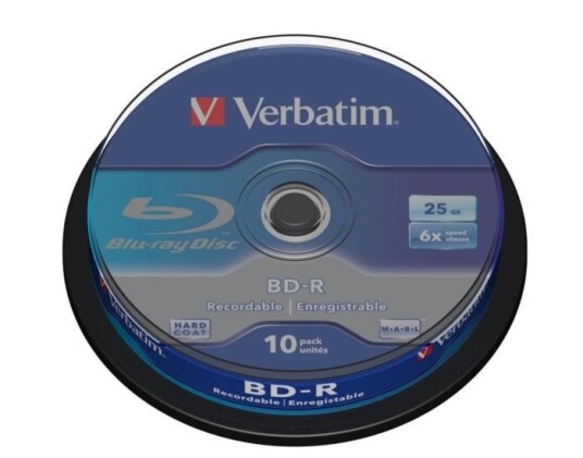 Verbatim Blu-ray-plater 10-pk. Verbatim Blu-ray-plater 10-pk.