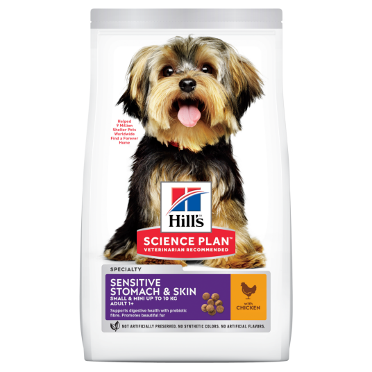 Hill´S Dog Ad Sens Stom&Skin S&M 3Kg
