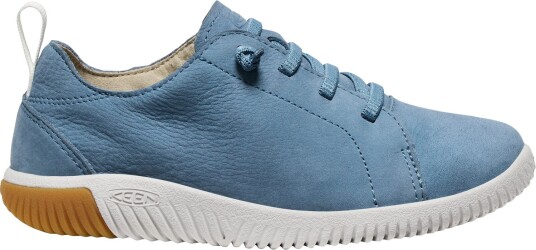 Keen Keen Kid"s KNX Leather Sneaker Coronet Blue/Vapor 32/33