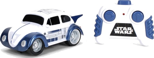 Jada Toys R2D2 VW Beetle Radiostyrt Bil 1:32 Hvit Jada Toys R2D2 VW Beetle Radiostyrt Bil 1:32 Hvit