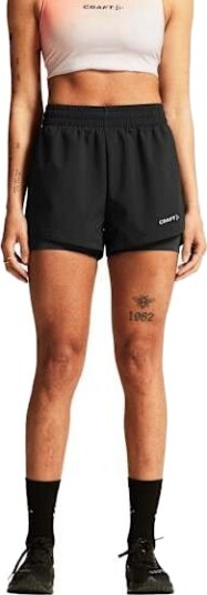 Craft Løpeshorts Adv Essence 2 in 1 Shorts 2 W Svart Craft Løpeshorts Adv Essence 2 in 1 Shorts 2 W Svart