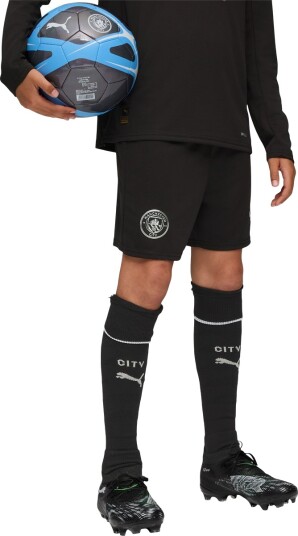 Manchester City 25/26 Borteshorts Barn Svart 164