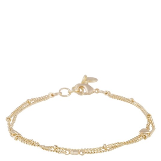 Snö Of Sweden Lovely Double Chain Brace Plain Gold Onesize