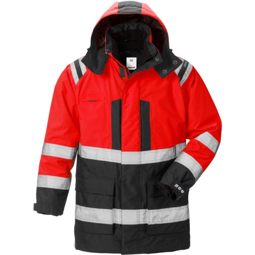Fristads Vinterparkas 3-I-1 Airtech® 4036 Gtt, Klass 3 Varsel Röd/svart M