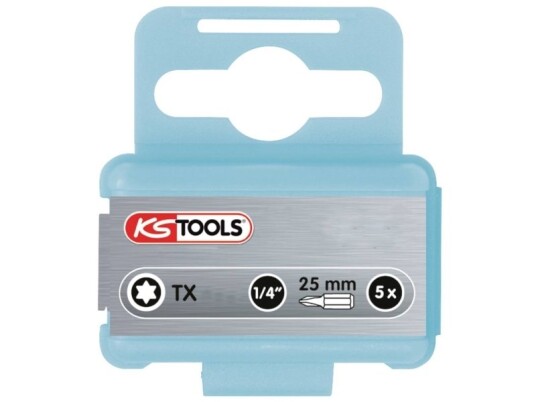 Ks Tools 910.2335 5 Stykker Torx T40 Rustfritt Stål 25 mm 30 G