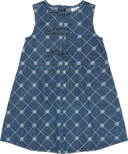 The New Tnstine S_L Denim Dress Blue 98/104 The New Tnstine S_L Denim Dress Blue 98/104