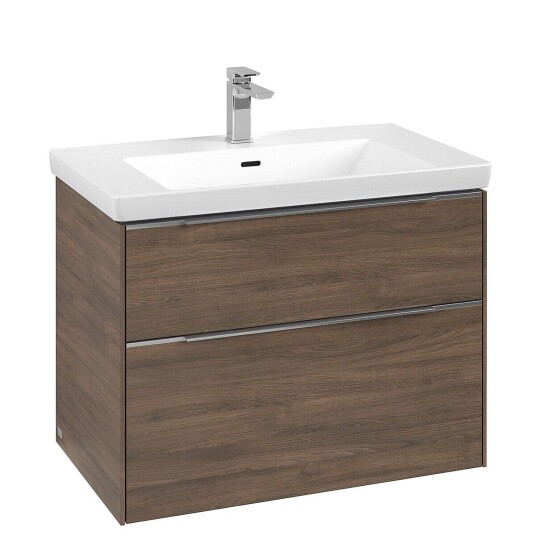 Villeroy & Boch  Subway 3.0 Servantskap m/2 skuffer 772x576x478 mm Arizona Eik