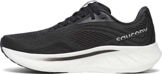 Saucony Ride 18 Herre Black/White 45