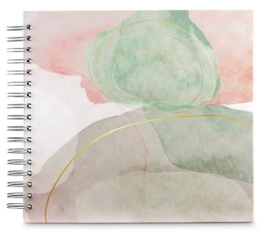 Hama Watercolor Green 7603 28X24 50 White Pages Spiral-Album
