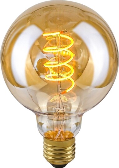 Italux Amber Edison Pære E27 4W Varm Italux Led Lds G95 Sa