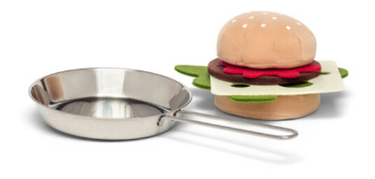 Micki Hamburger med stekepanne Micki Hamburger med stekepanne