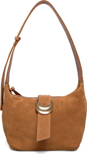 ba&sh Bag Suede Youyou Hobo   COGNAC   One Size