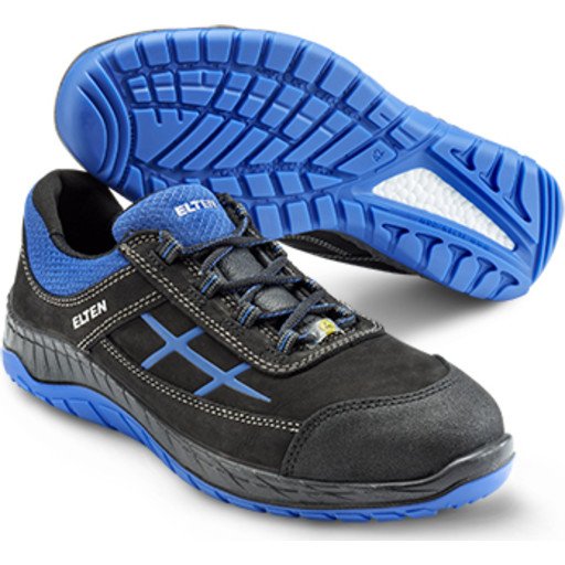 Shoes Elten Malvin Blue Low Esd S3 Src, Black 40