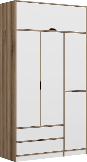 Munna Garderobe 140x253 cm - Hvit