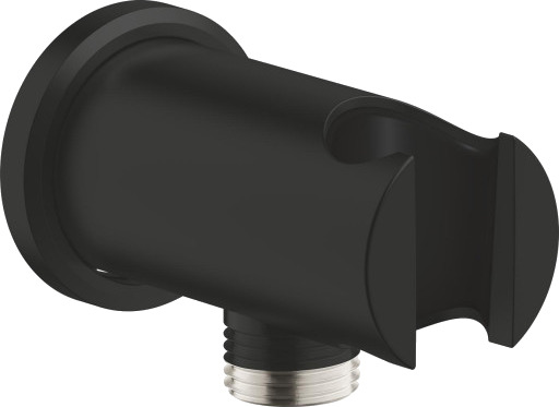 Grohe Rainshower Slangeuttak Med Hånddusjholder, Matt Svart