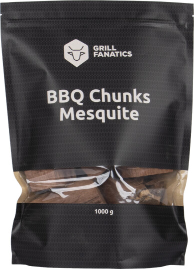 BBQ Mesquite Chunks 1kg Trebiter av mesquitetre