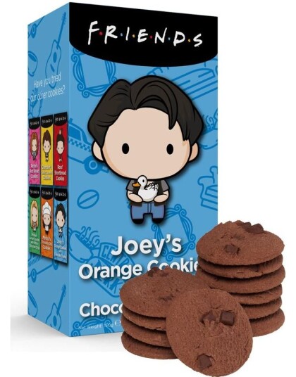 Joey"s Orange Cookies with Chocolate Chunks   Friends Kjeks 150 gram USA Import