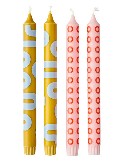 Studio About Candles - Multi/patterned - H:24CM
