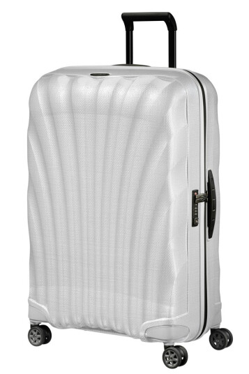 Samsonite C-Lite Ultralett hard stor koffert 75 cm/94L Offwhite