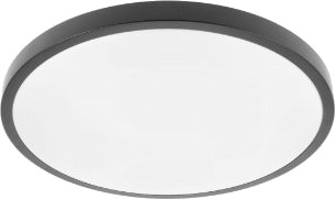 Gtv Gtv Atol Taklampe Ld Atol32w Nw 10 Taklampe 1X32w 2560Lm 4000K Ip54 Sort/Hvit