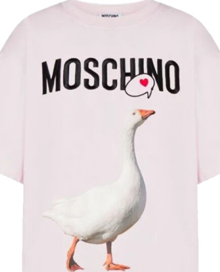 Moschino unisex Topper Rosa XS,