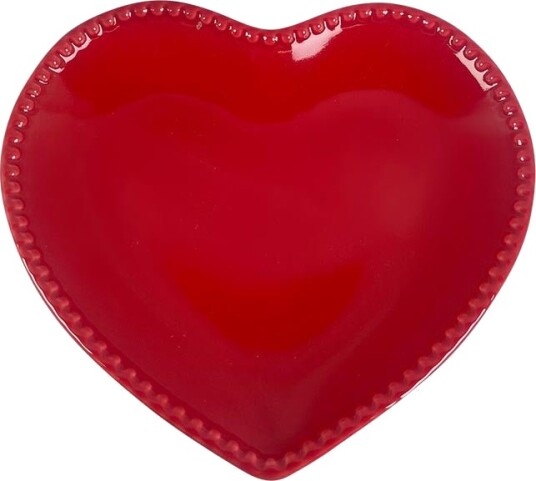 Seasons Love Collection Hjerteformet Asjett 20cm Rød