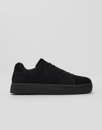 Selected Men Slmdavid Chunky Suede Sneaker 2.0 N Lave sneakers Svart
