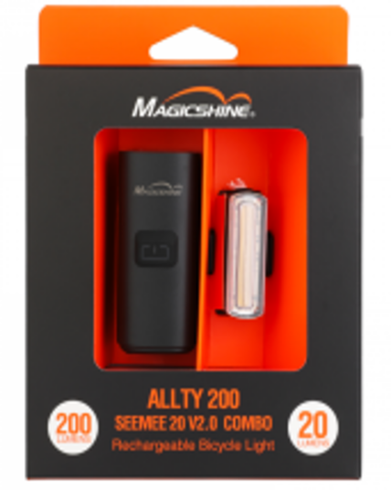Magicshine Allty 200 + Seemee 20 v2 lyktesett Magicshine Allty 200 + Seemee 20 v2 lyktesett