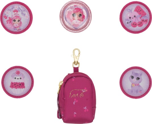 Beckmann Button Bag 1.kl Cherry Beckmann Button Bag 1.kl Cherry
